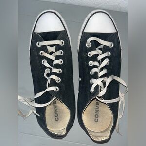 Converse Chuck Taylor All Star Double Tongue Black Iris Low Top Shoes Sz 9 Women